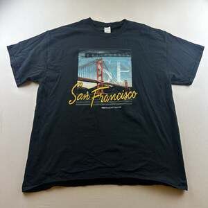 San Francisco California Large Tee Shirt 100% Cotton Princess Cruise Ship Gilden